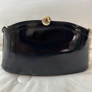 NWT Ted Baker LONDON ASTER Leather Black Chain Crossbody Strap BAG CLUTCH R$195